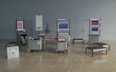 L’artothèque itinérante en médiathèque